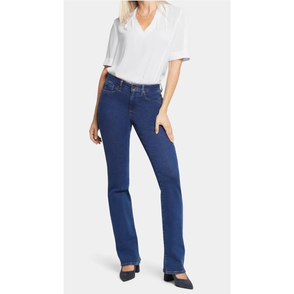 NYDJ Denim - NYDJ Barbara Bootcut Jeans Quinn Blue Lift Tuck Size 16